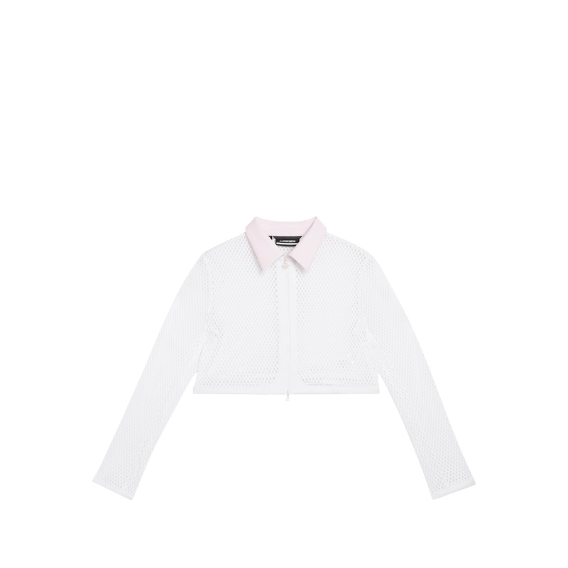 Tory 3D Mesh Jacket / White