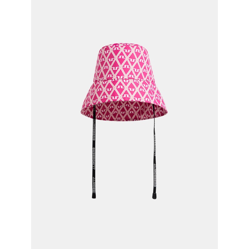 Astrid Bucket Hat / Geo Fuchsia Purple
