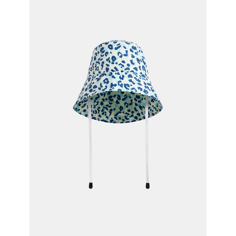 Astrid Bucket Hat / Leopard Aruba Blue