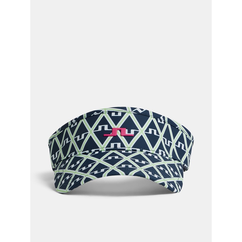 Bonnie Print Visor / Geo JL Navy
