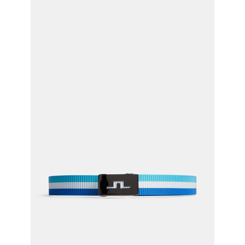 Roy Webbing Stripe Belt / Baltic Sea