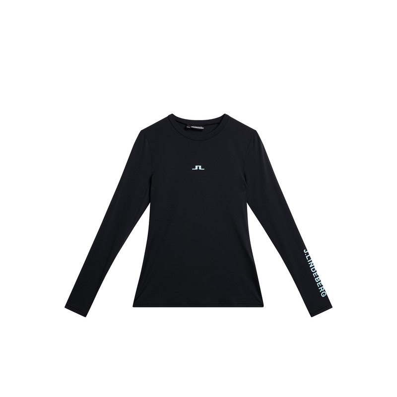 Tekla Crew Neck Top / Black