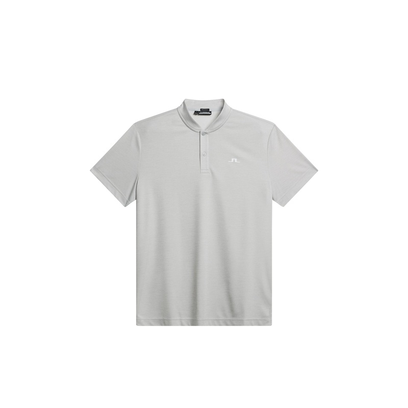 Bode Regular Fit Polo / Light Grey Melange