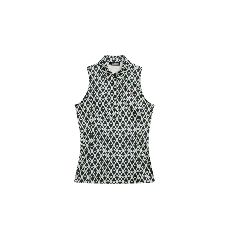 Dena Print Sleeveless Top / Geo JL Navy