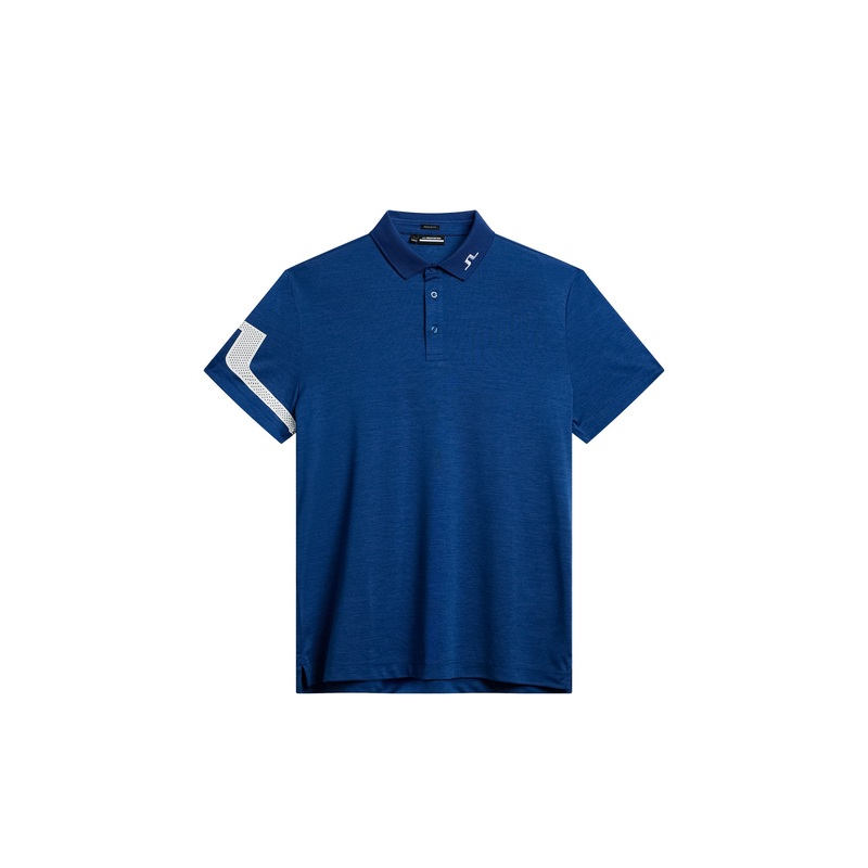 Heath Regular Fit Polo / Estate Blue Melange