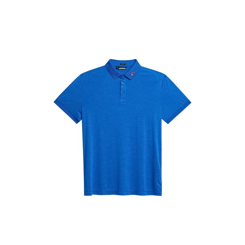 KV Regular Fit Polo / Nautical Blue Melange