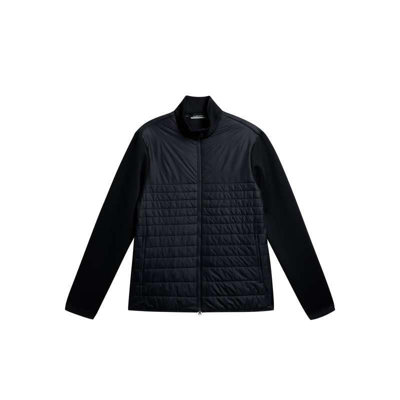 Martino Quilt Hybrid Jacket / Black