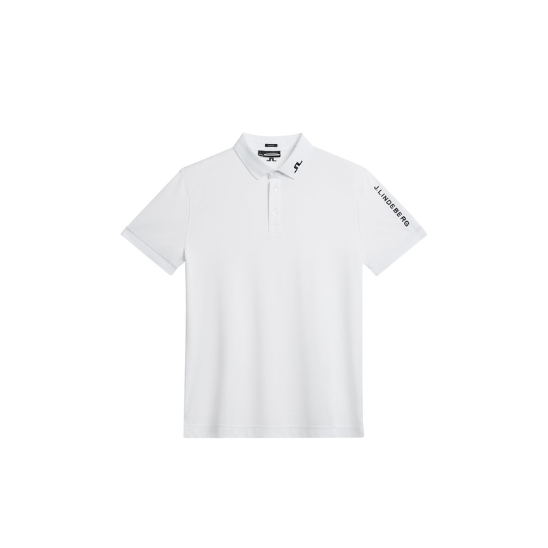 Tour Tech Slim Fit Polo / White