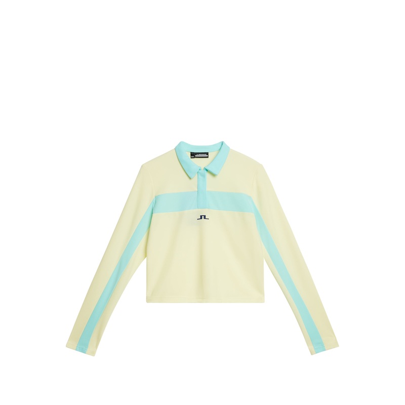 Zahara Long Sleeve Polo / Wax Yellow