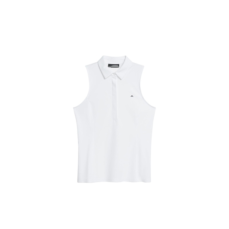 Dena Sleeveless Top / White