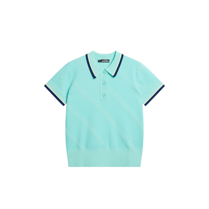 Feline Knitted Shirt / Aruba Blue