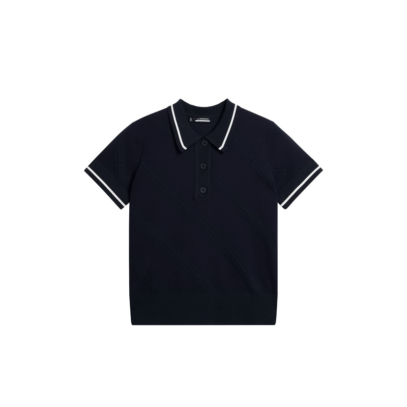 Feline Knitted Shirt / JL Navy