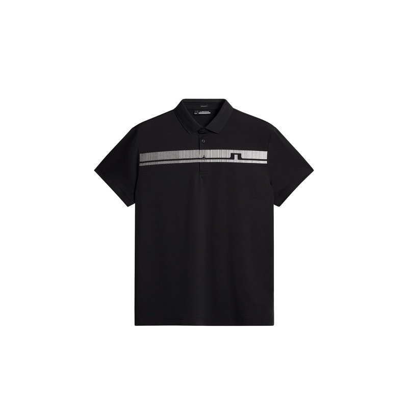 Klas Regular Fit Golf Polo / Black