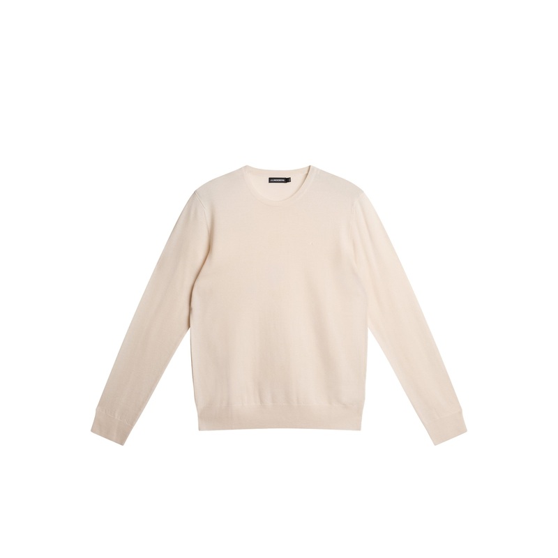 Lyle Light Merino Sweater / Cloud White
