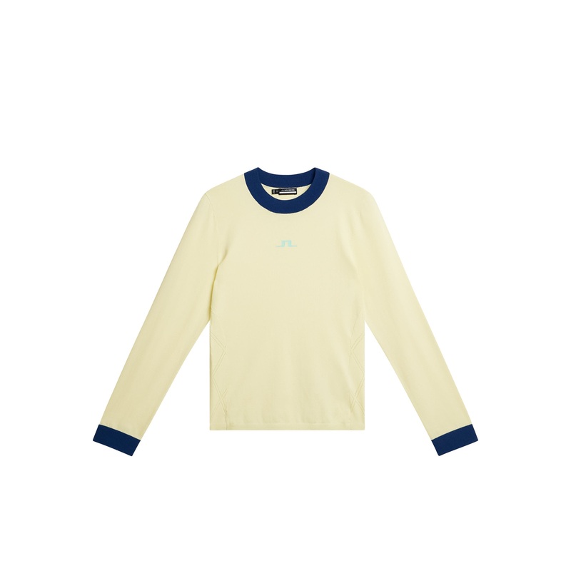 Meadow Knitted Sweater / Wax Yellow