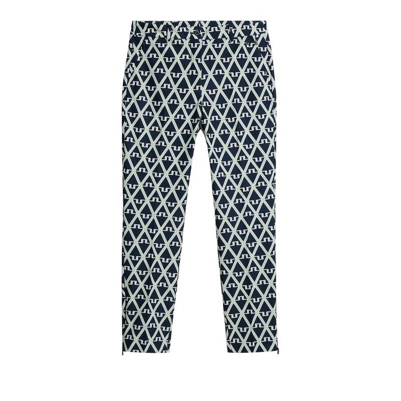 Pia Print Pant / Geo JL Navy