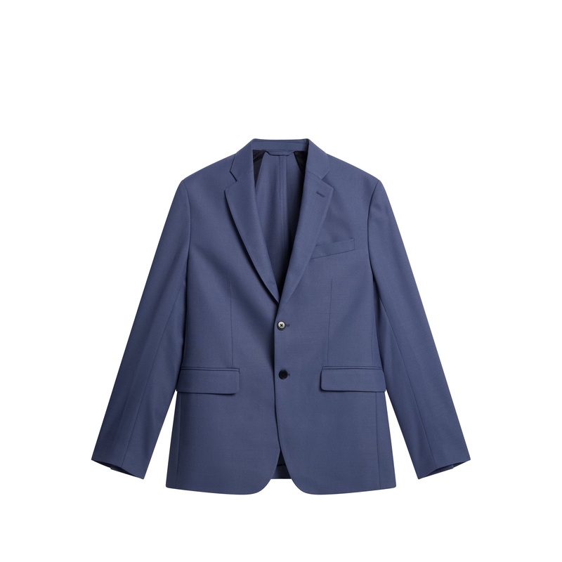 Hopper U Active Hopsack Blazer / Bijou Blue