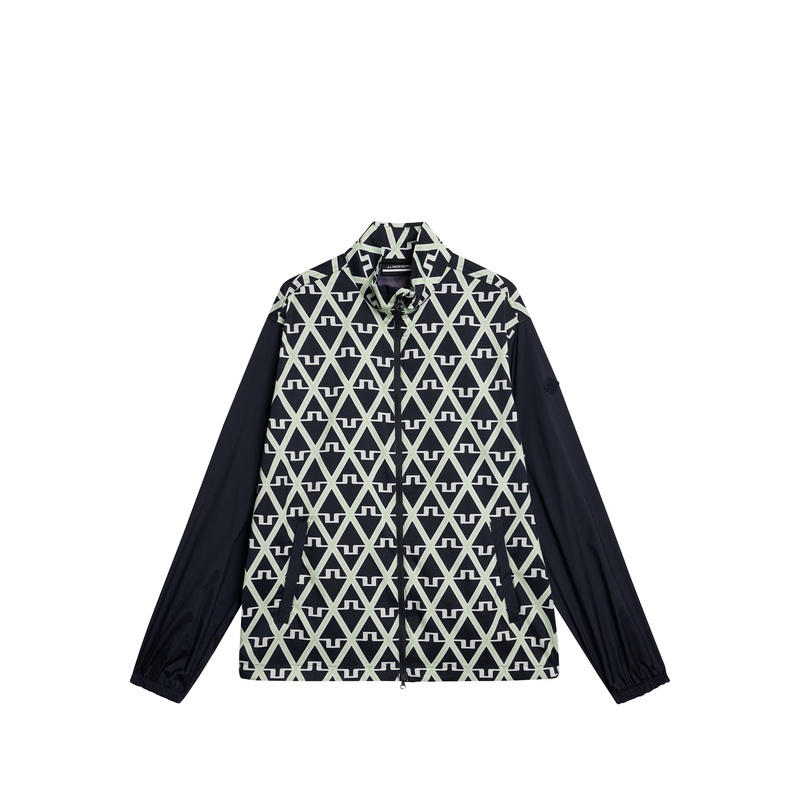Lear printed Wind jacket / Geo JL Navy