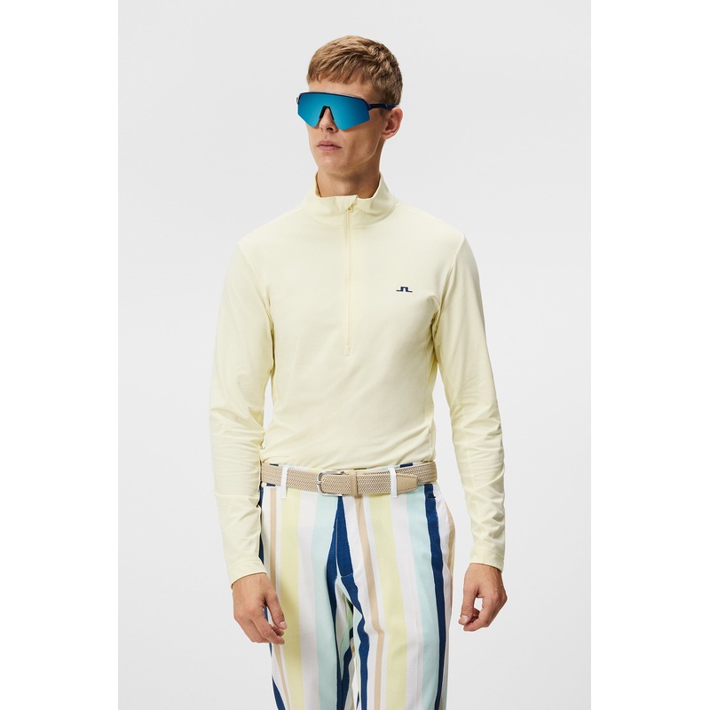 Luke Quarter Zip Mid Layer / Wax Yellow