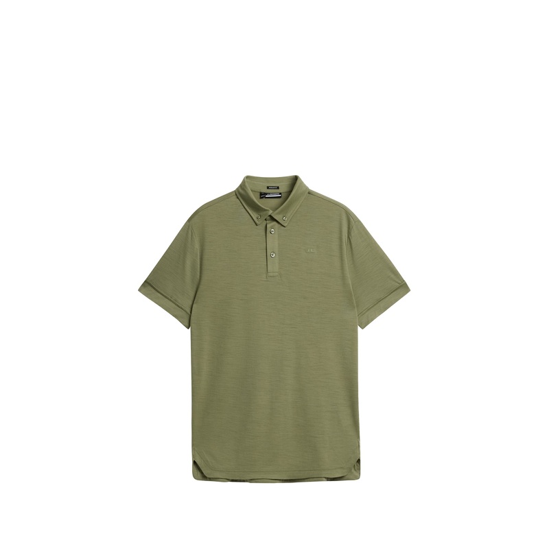 Paz Regular Fit Polo / Oil Green