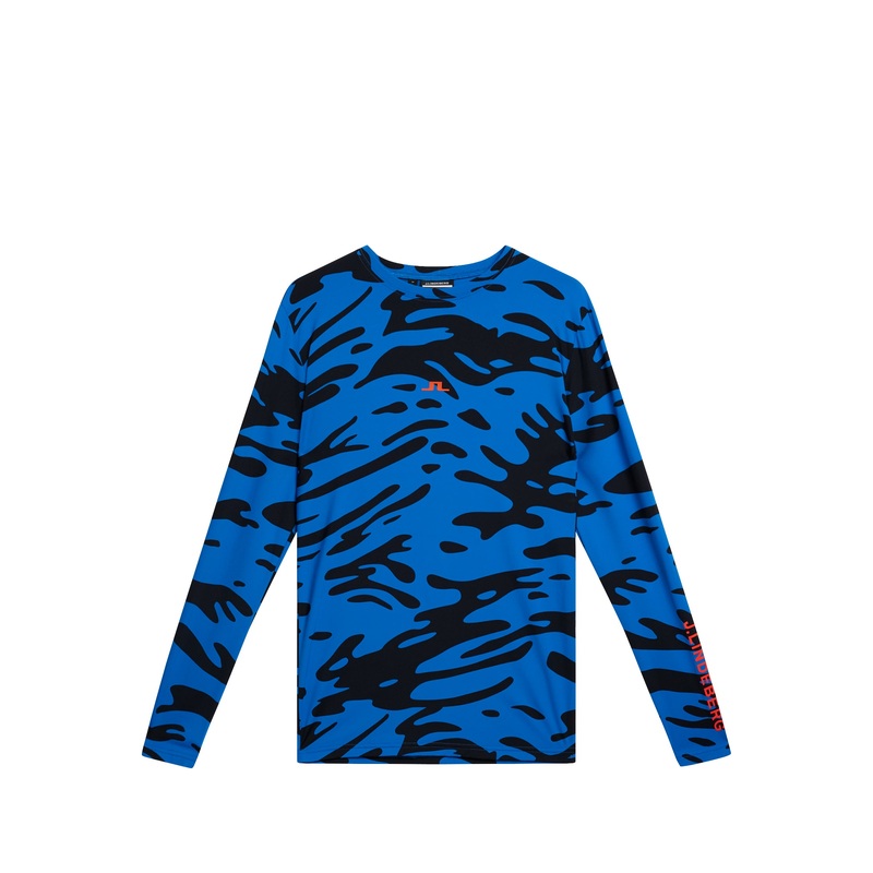 Thor Long Sleeve Print / Neptune Nautical Blue