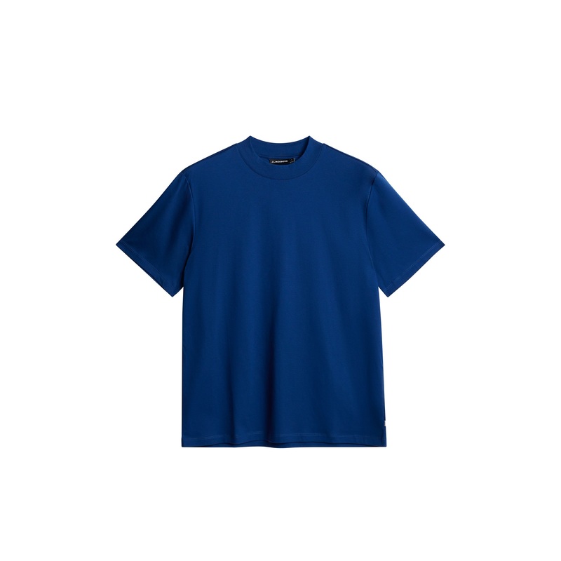 Ace Mock Neck T-shirt / Estate Blue