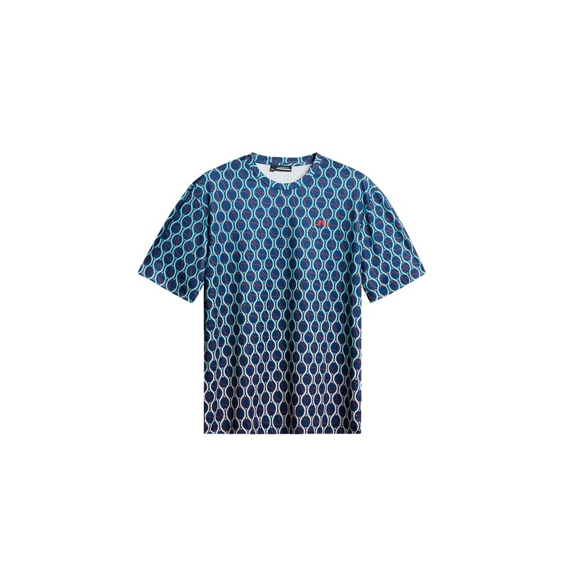 Ade Print T-shirt / Racket Fade Estate