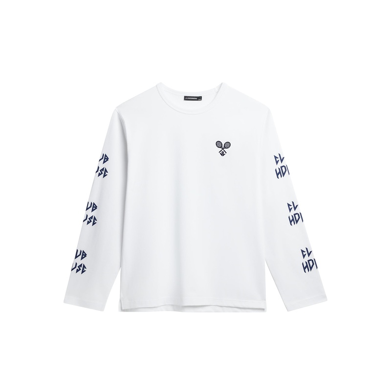Camilo LS Graphic T-shirt / White