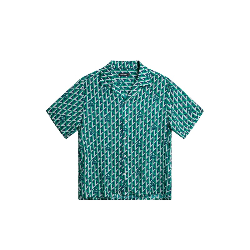 Donso Airy Island Geo Shirt / Island Geo Jellybean
