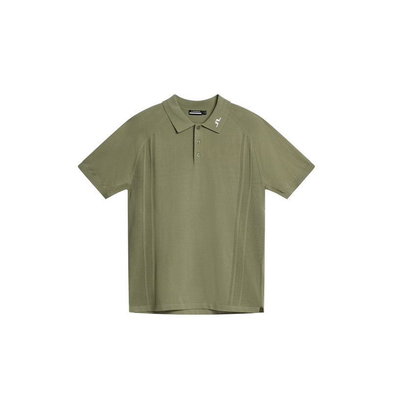 Martines Knitted Shirt / Oil Green