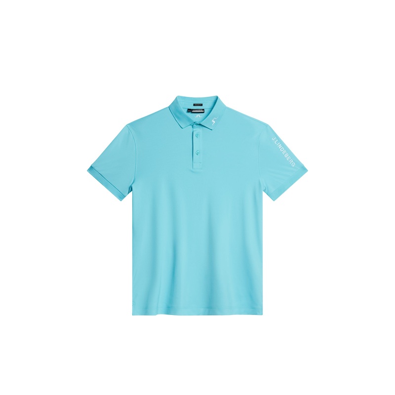 Tour Tech Reg Fit Polo / Blue Curacao
