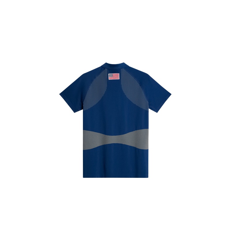 Alizee Seamless Polo / Estate Blue