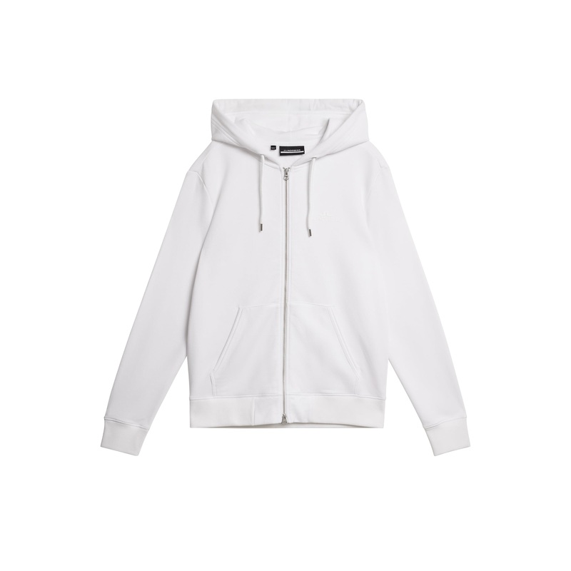 Alpha Zip Hood / White