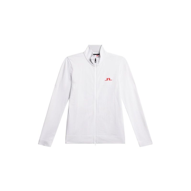 Clarette Seamless Full Zip / White