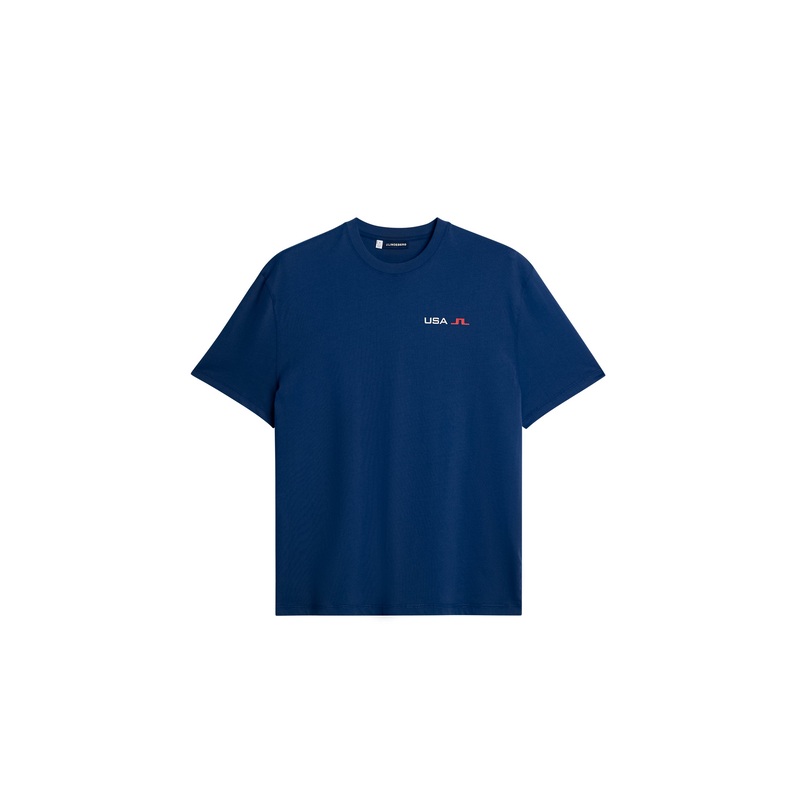 Elie Unisex T-Shirt / Estate Blue