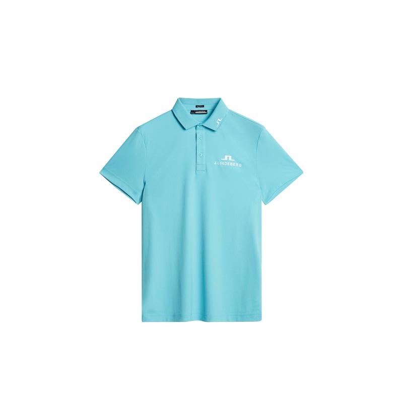 KV Tour Solid Golf Polo / Blue Curacao