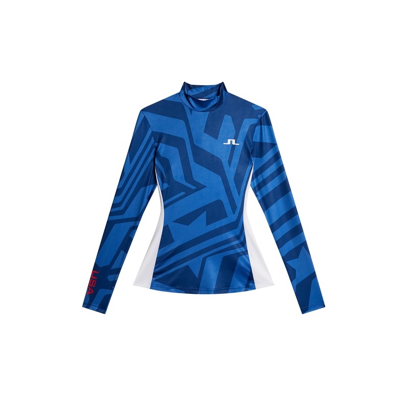 Sylvie Compression Top / US Golf Blue