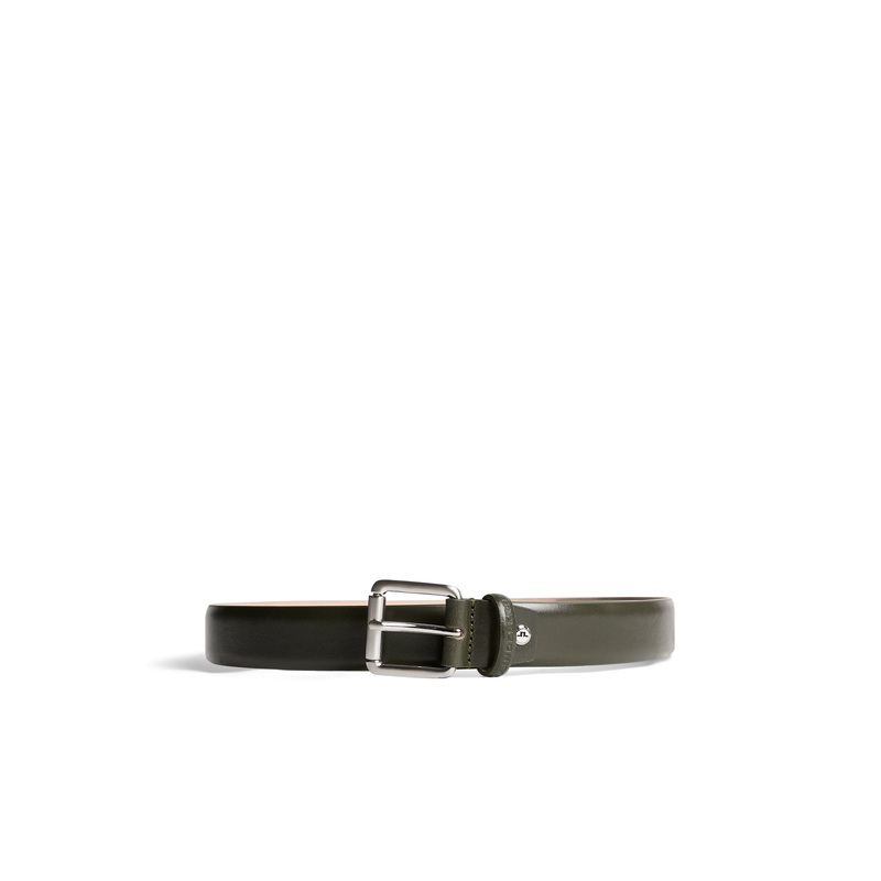 Bill Leather Belt / Forest Green