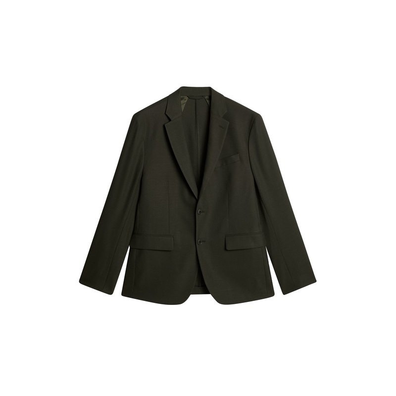 Elton U Active Hopsack Blazer / Forest Green