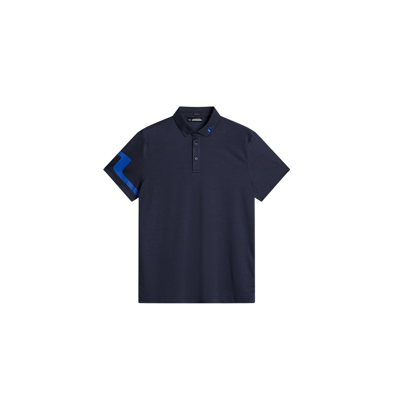Heath Regular Fit Polo / Navy Melange