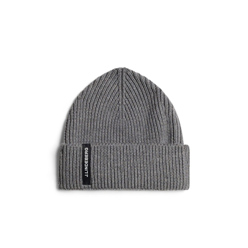 Juan Merino Beanie / Mid Grey Melange