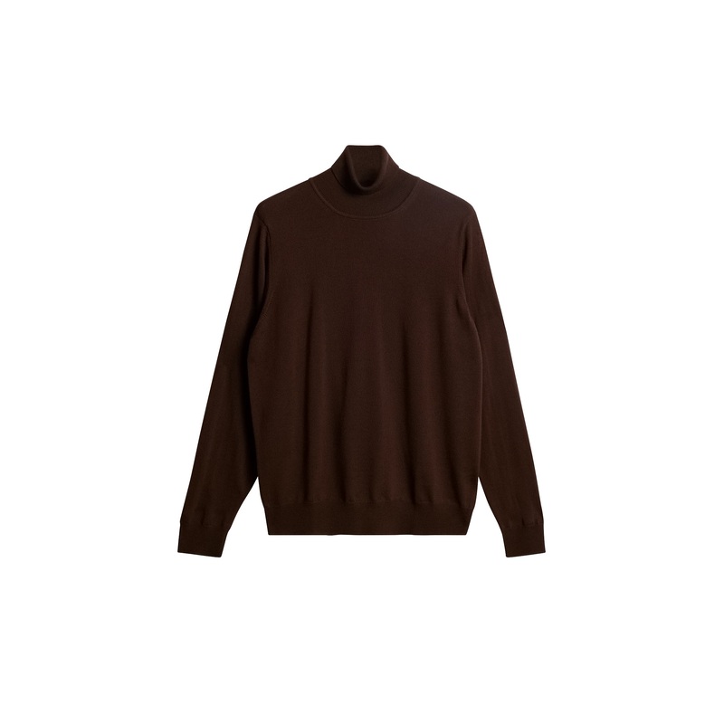 Kaden Merino Turtleneck / Bitter Chocolate