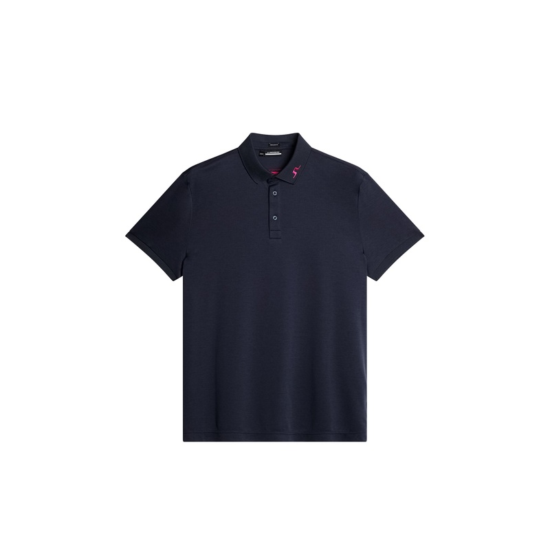 KV Regular Fit Polo / Navy Melange