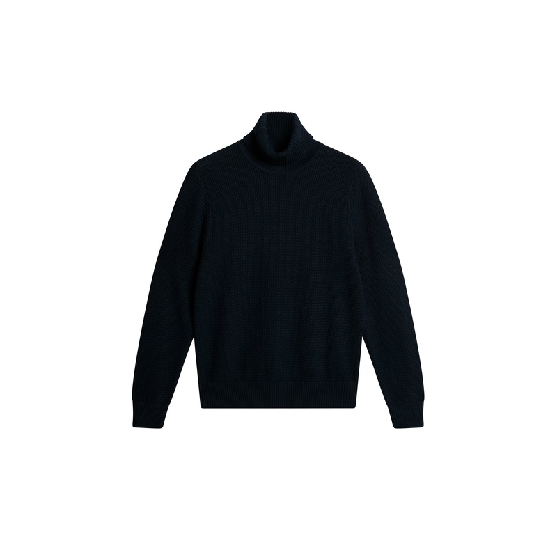 Olivero Turtleneck Sweater / JL Navy