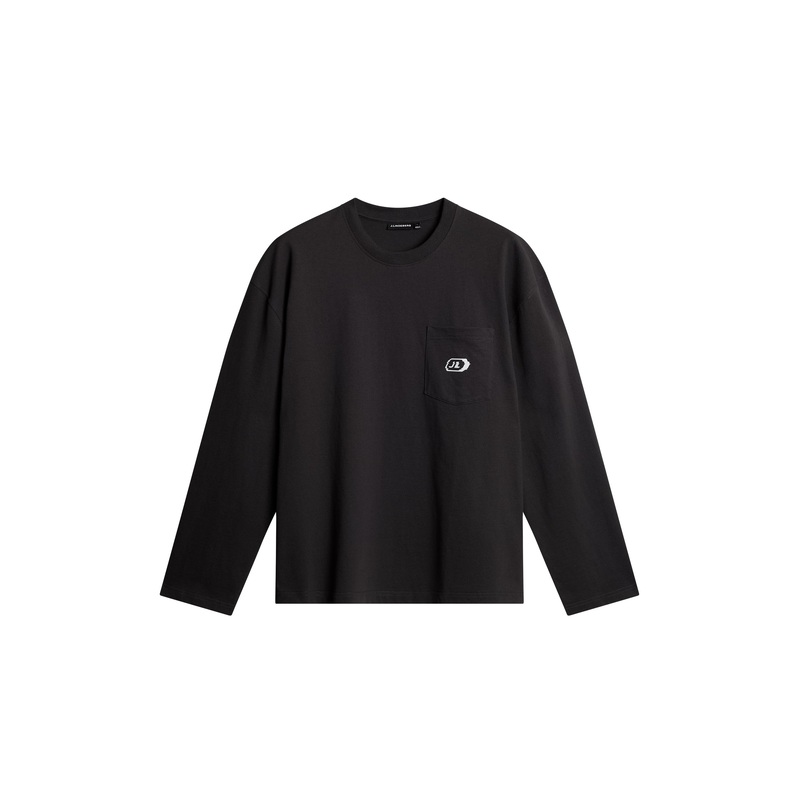 Walsh LS Pocket Tee / Washed Black