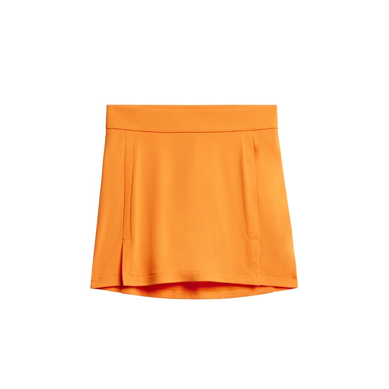 Amelie Mid Skirt / Persimmon Orange
