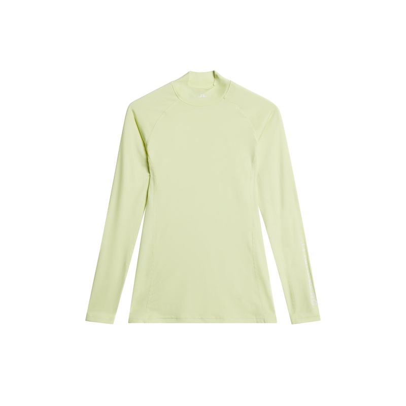 Asa Soft Compression Top / Pale Lime Yellow