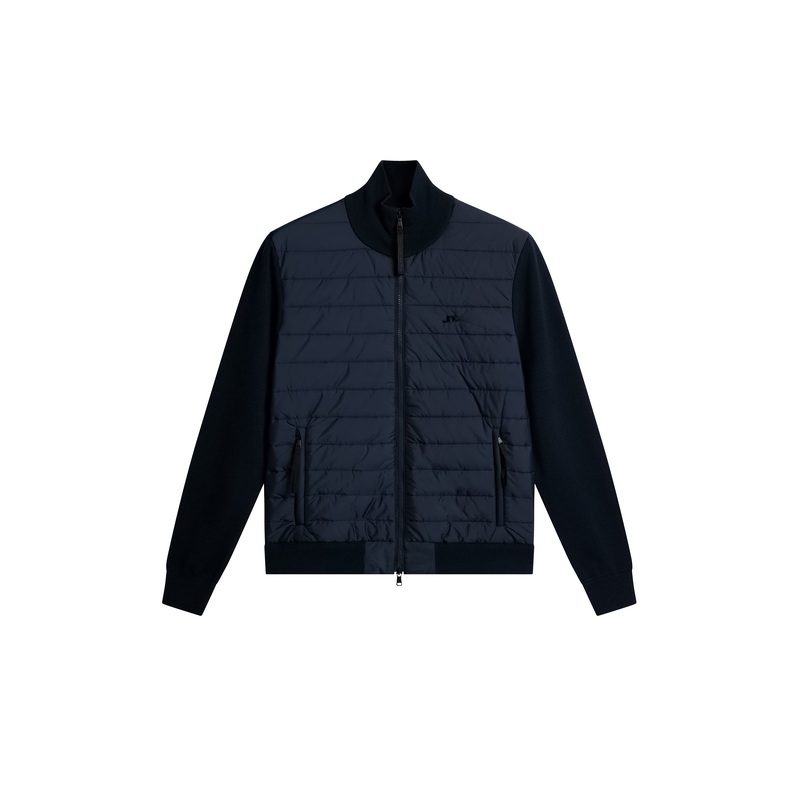 Bodie Knitted Hybrid Jacket / JL Navy