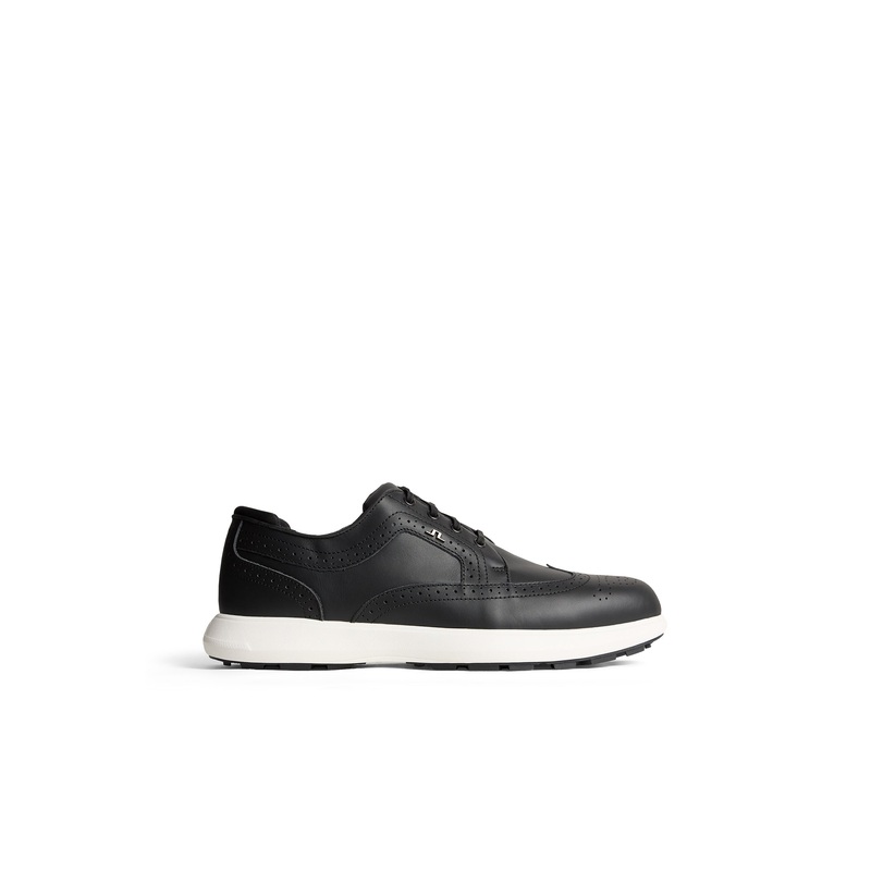 Fairway Brogue Golf Sneaker / Black