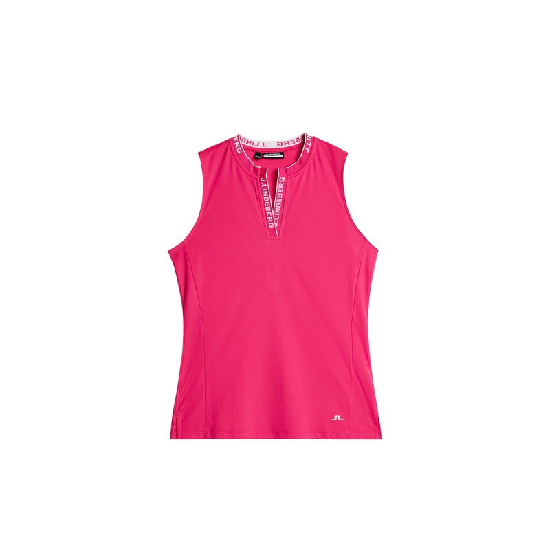 Leya Sleeveless Top / Pink Peacock